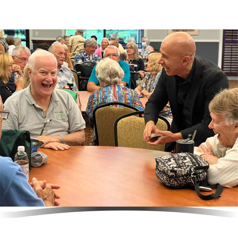 Close-up Strolling Magician Country Clubs Events